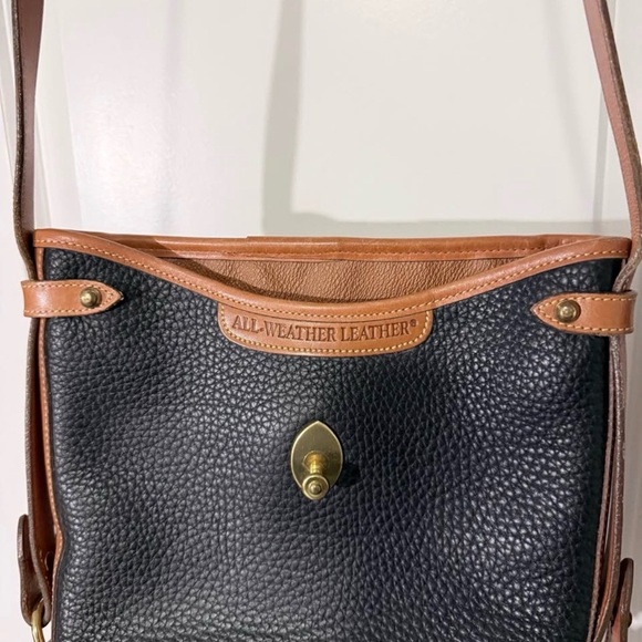 Dooney & Bourke Black and Brown Leather vintage Bag - Picture 4 of 8